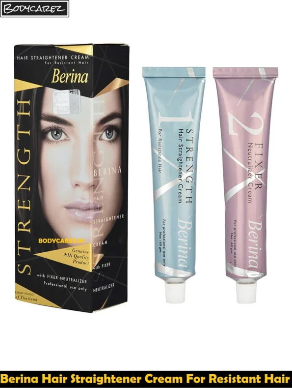 Berina Hair Straightener Cream For Resistant Hair
