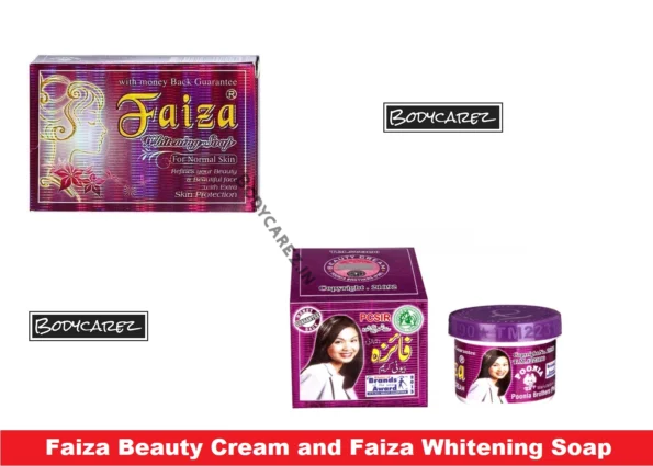 Faiza Beauty Cream and Faiza Whitening Soap