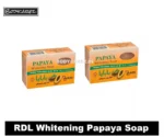 RDL Papaya whitening Soap Pack of 2