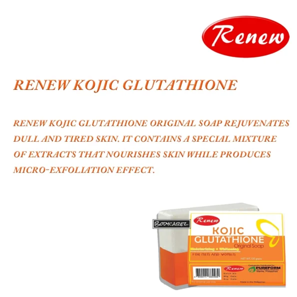 Renew Kojic Glutathione Soap