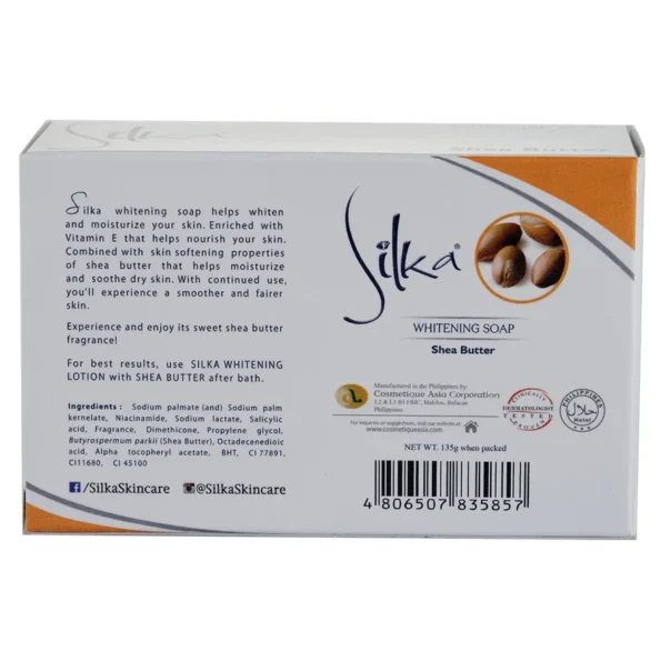 Silka Whitening Soap Shea Butter 135g